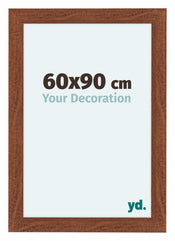 Como MDF Bilderrahmen 60x90cm Nussbaum Vorne Messe | Yourdecoration.de