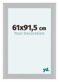 Como MDF Bilderrahmen 61x91 5cm Weiss Hochglanz Vorne Messe | Yourdecoration.de