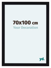 Como MDF Bilderrahmen 70x100cm Schwarz Hochglanz Vorne Messe | Yourdecoration.de