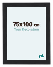 Como MDF Bilderrahmen 75x100cm Schwarz Gemasert Vorne Messe | Yourdecoration.de