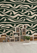 Disney Donald Duck Green Waves Innere Fototapete DX4 201 | Yourdecoration.de