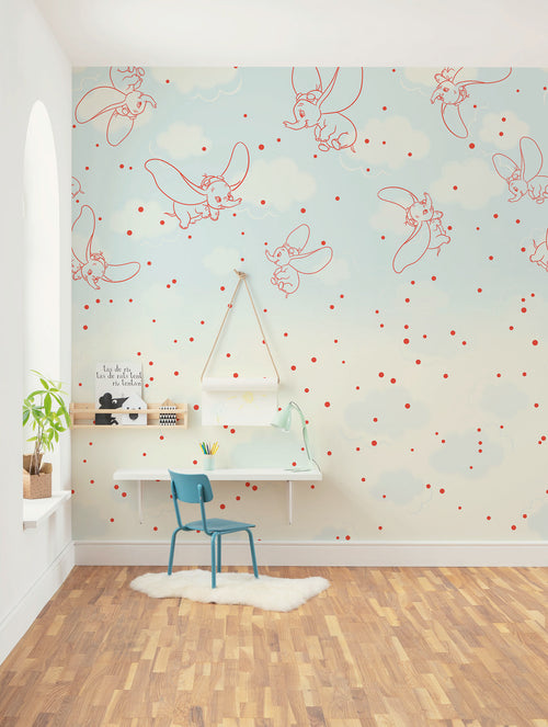 Disney Dumbo Clouds Innere Fototapete DX5 246 | Yourdecoration.de