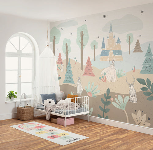 Disney Frozen Castle Playground Innere Fototapete DX6 224 | Yourdecoration.de
