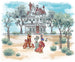 Disney Lady and the Tramp Sweet Home Fototapete DX6 190 | Yourdecoration.de