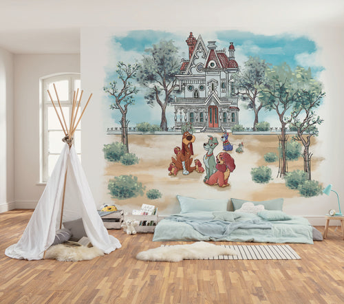 Disney Lady and the Tramp Sweet Home Innere Fototapete DX6 190 | Yourdecoration.de
