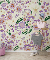 Disney Minnie Mouse Gardening Club Beige Innere Fototapete DX5 198 | Yourdecoration.de
