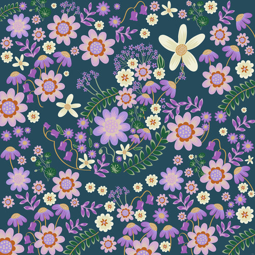 Disney Minnie Mouse Gardening Club Blue Fototapete DX5 215 | Yourdecoration.de