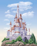 Disney Princess Belle Castle Fototapete DX4 229 | Yourdecoration.de