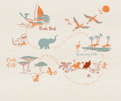 Disney The Lion King Circle of Life Fototapete DX6 214 | Yourdecoration.de