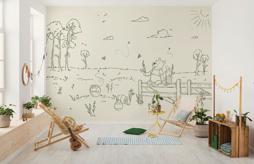 Disney Winnie the Pooh Bee at one with Nature Innere Fototapete DX8 193 | Yourdecoration.de