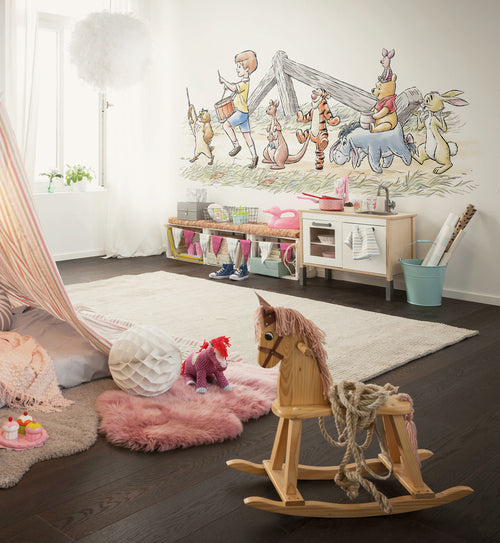 Disney Winnie the Pooh Walk Along Another Path Innere Fototapete DX2 172 | Yourdecoration.de