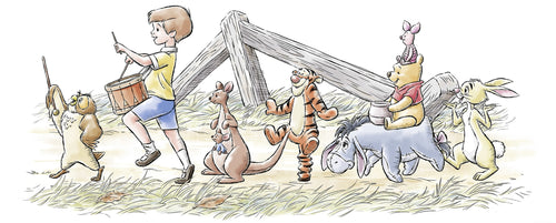 Disney Winnie the Pooh Walk along another Path Fototapete DX2 172 | Yourdecoration.de