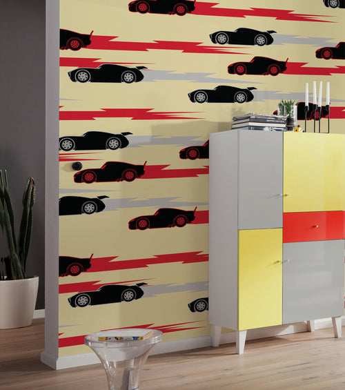 Disney and Pixar Cars Pattern Innere Fototapete DX4 207 | Yourdecoration.de
