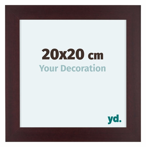 Dover Holz Bilderrahmen 20x20cm Mahagoni Vorne Messe | Yourdecoration.de