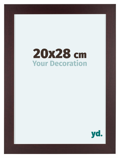 Dover Holz Bilderrahmen 20x28cm Mahagoni Vorne Messe | Yourdecoration.de