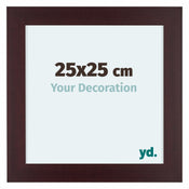 Dover Holz Bilderrahmen 25x25cm Mahagoni Vorne Messe | Yourdecoration.de