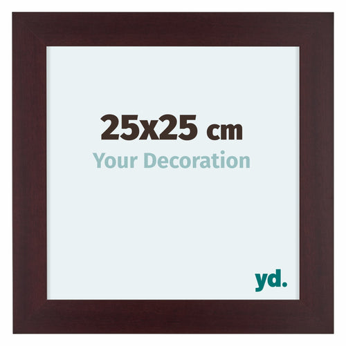 Dover Holz Bilderrahmen 25x25cm Mahagoni Vorne Messe | Yourdecoration.de