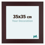 Dover Holz Bilderrahmen 35x35cm Mahagoni Vorne Messe | Yourdecoration.de