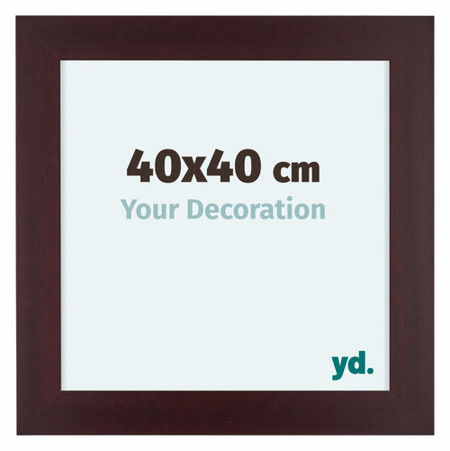 Dover Holz Bilderrahmen 40x40cm Mahagoni Vorne Messe | Yourdecoration.de