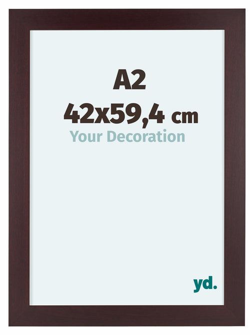 Dover Holz Bilderrahmen 42x59 4cm A2 Mahagoni Vorne Messe | Yourdecoration.de