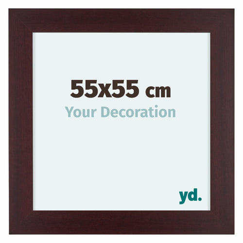 Dover Holz Bilderrahmen 55x55cm Mahagoni Vorne Messe | Yourdecoration.de