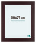Dover Holz Bilderrahmen 56x71cm Mahagoni Vorne Messe | Yourdecoration.de