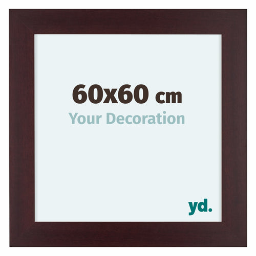 Dover Holz Bilderrahmen 60x60cm Mahagoni Vorne Messe | Yourdecoration.de