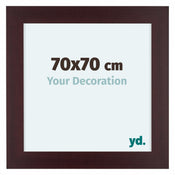 Dover Holz Bilderrahmen 70x70cm Mahagoni Vorne Messe | Yourdecoration.de