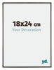 Evry Kunststoff Bilderrahmen 18x24cm Antrazit Vorne Messe | Yourdecoration.de