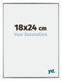 Evry Kunststoff Bilderrahmen 18x24cm Silber Vorne Messe | Yourdecoration.de