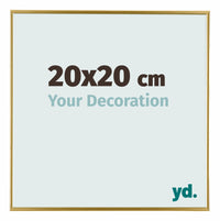 Evry Kunststoff Bilderrahmen 20x20cm Gold Vorne Messe | Yourdecoration.de