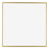 Evry Kunststoff Bilderrahmen 20x20cm Gold Vorne | Yourdecoration.de