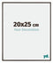 Evry Kunststoff Bilderrahmen 20x25cm Antrazit Vorne Messe | Yourdecoration.de