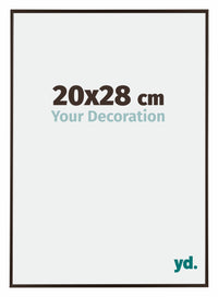 Evry Kunststoff Bilderrahmen 20x28cm Antrazit Vorne Messe | Yourdecoration.de