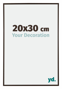 Evry Kunststoff Bilderrahmen 20x30cm Antrazit Vorne Messe | Yourdecoration.de