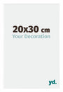 Evry Kunststoff Bilderrahmen 20x30cm Weiss Hochglanz Vorne Messe | Yourdecoration.de