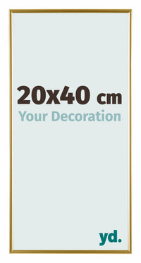 Evry Kunststoff Bilderrahmen 20x40cm Gold Vorne Messe | Yourdecoration.de