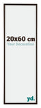 Evry Kunststoff Bilderrahmen 20x60cm Antrazit Vorne Messe | Yourdecoration.de