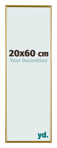 Evry Kunststoff Bilderrahmen 20x60cm Gold Vorne Messe | Yourdecoration.de
