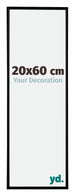 Evry Kunststoff Bilderrahmen 20x60cm Schwarz Matt Vorne Messe_ | Yourdecoration.de