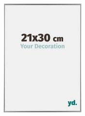 Evry Kunststoff Bilderrahmen 21x30cm Silber Vorne Messe | Yourdecoration.de