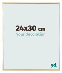 Evry Kunststoff Bilderrahmen 24x30cm Gold Vorne Messe | Yourdecoration.de