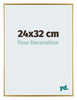 Evry Kunststoff Bilderrahmen 24x32cm Gold Vorne Messe | Yourdecoration.de