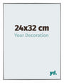 Evry Kunststoff Bilderrahmen 24x32cm Silber Vorne Messe | Yourdecoration.de