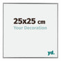 Evry Kunststoff Bilderrahmen 25x25cm Silber Vorne Messe | Yourdecoration.de