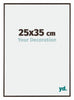 Evry Kunststoff Bilderrahmen 25x35cm Antrazit Vorne Messe | Yourdecoration.de