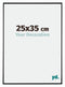 Evry Kunststoff Bilderrahmen 25x35cm Schwarz Hochglanz Vorne Messe | Yourdecoration.de