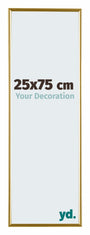 Evry Kunststoff Bilderrahmen 25x75cm Gold Vorne Messe | Yourdecoration.de
