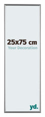 Evry Kunststoff Bilderrahmen 25x75cm Silber Vorne Messe | Yourdecoration.de