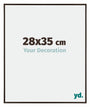 Evry Kunststoff Bilderrahmen 28x35cm Antrazit Vorne Messe | Yourdecoration.de